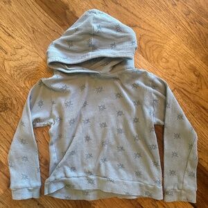 Kate Quinn Long sleeve hooded waffle shirt